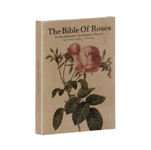 "The Bible of Roses" Vintage Redouté Postcard Set (25 pcs)