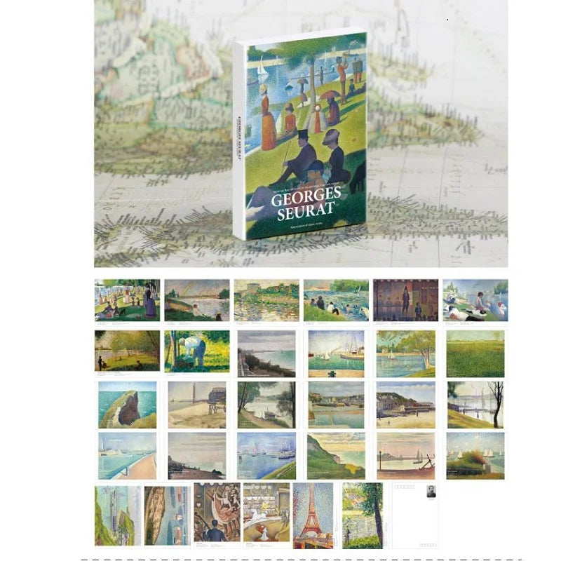 Georges Seurat Art Postcards (30-Pack)