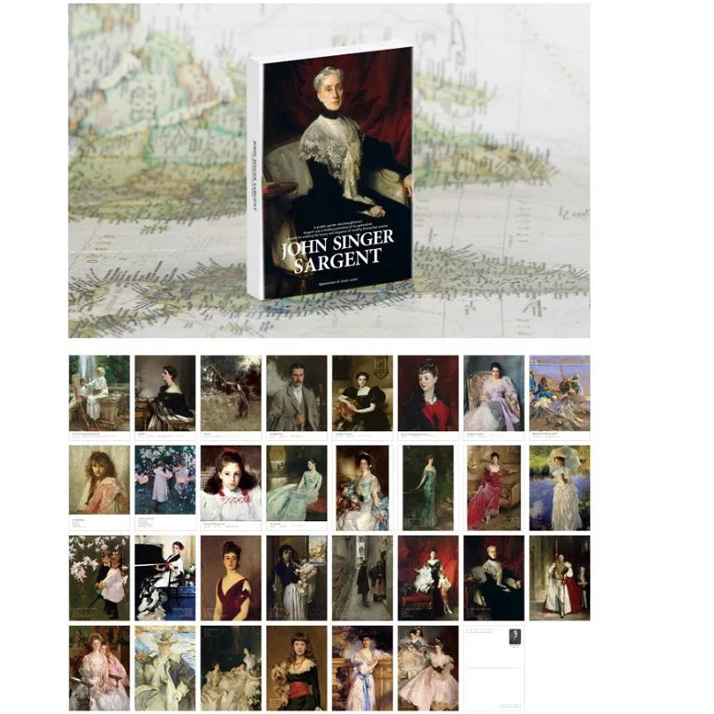 John Singer Sargent Art Postcards (30-Pack)