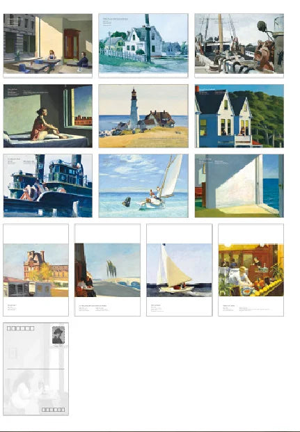Edward Hopper Art Postcards (30-Pack)