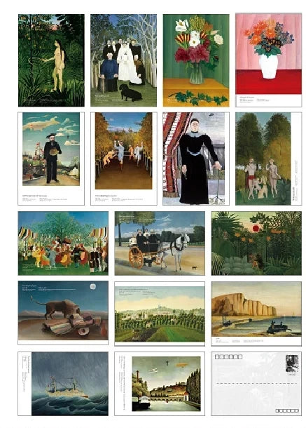 Henri Rousseau Art Postcards (30-Pack)