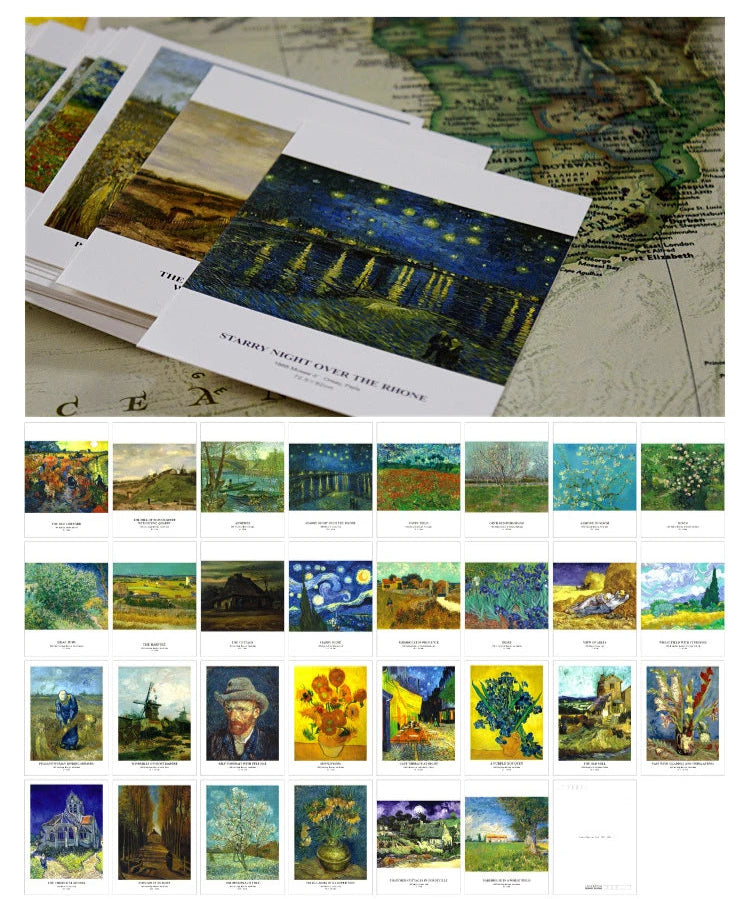 Van Gogh Postcards (30-Pack)