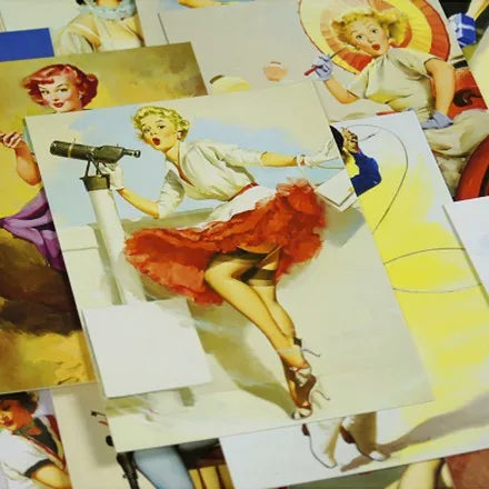 Gil Elvgren Art Pin-Up Postcards (30-Pack)