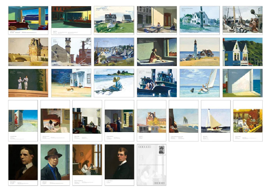 Edward Hopper Art Postcards (30-Pack)