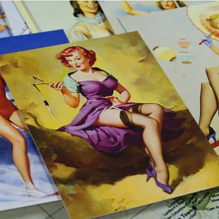 Gil Elvgren Art Pin-Up Postcards (30-Pack)