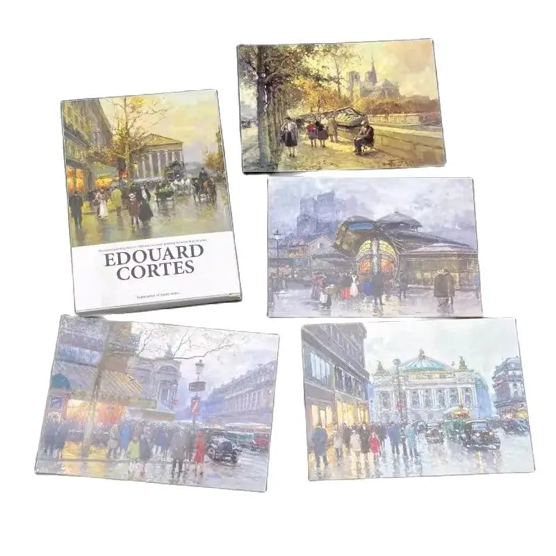 Édouard Cortès Art Postcards (30-Pack)